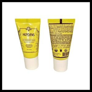 2 x Huygens Organic Face Scrub Travel Size 12ml/.4oz New Sealed